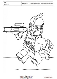 lego-starwars boyama sayfaları